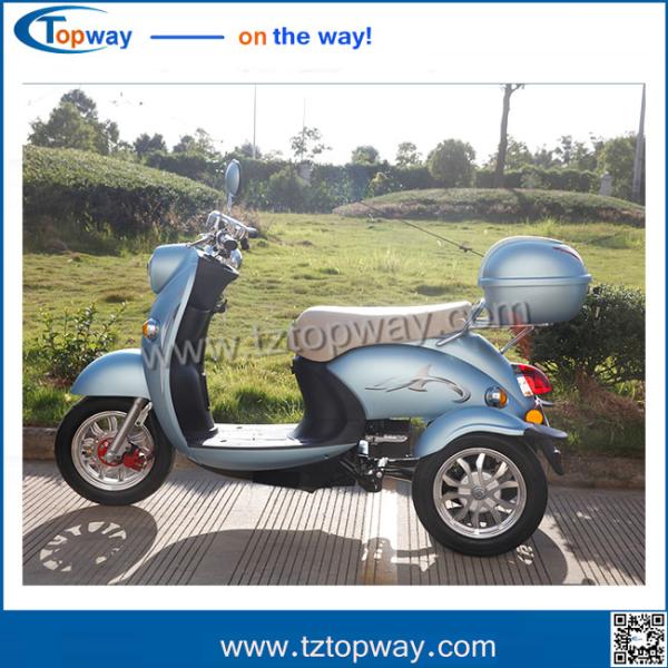 3 wheel 500 W 48v electric tricycle scooter for adult or old passenger