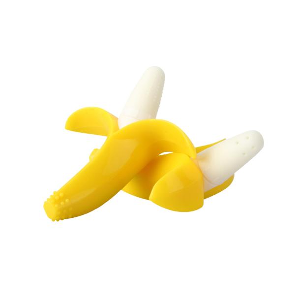 Slow Flow Teething Soothers Infant Pacifier Banana Shape Teething Soothers For Infants