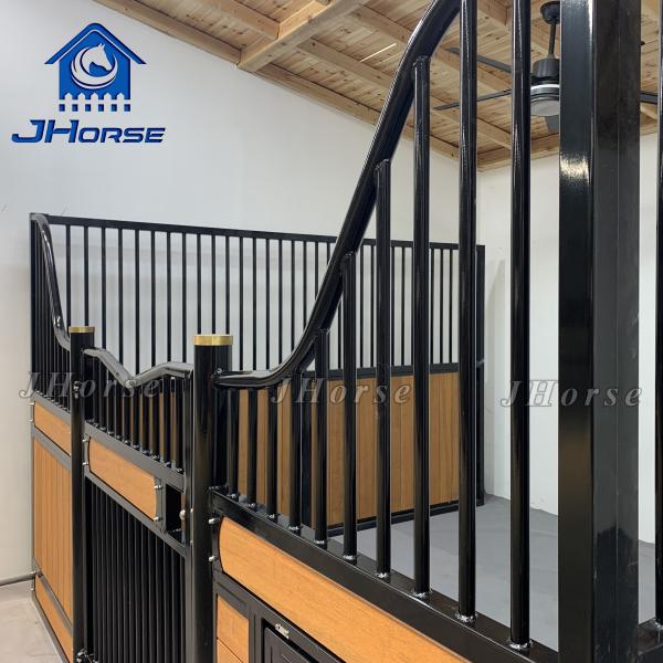 Sliding Door Welded Weave Technique Horse Stall Fronts With Powder Coated Surface Treatment