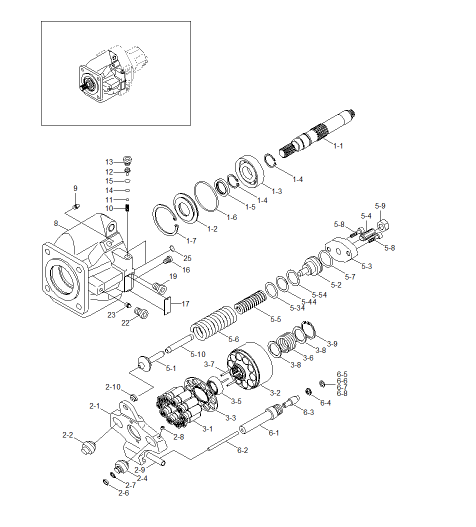 DAYU DH80 R80 DX80 SK60 Excavator Hydraulic Pump AP2D36 K7149551 31N1-10010