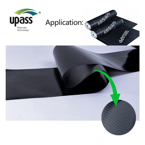 HDPE Cross Laminated Film Plastic Surface Material for Self-Adhesive Polymer Modified Bitumen Waterproof Roofing Membrane