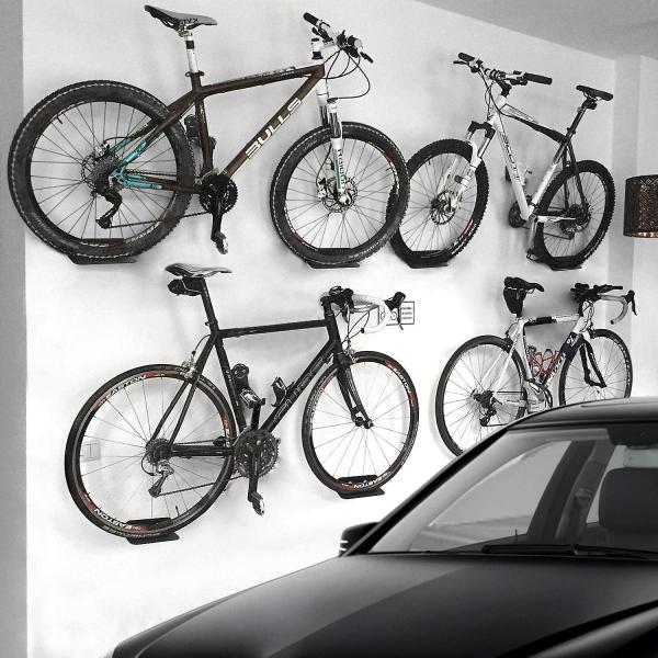 Wall Mounted Indoors and Outdoors Bike Storage Brackets with Single-side Structure