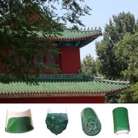 Ceintures de toit orientales Celadon Résistance au gel et au dégel SGS Artisanal