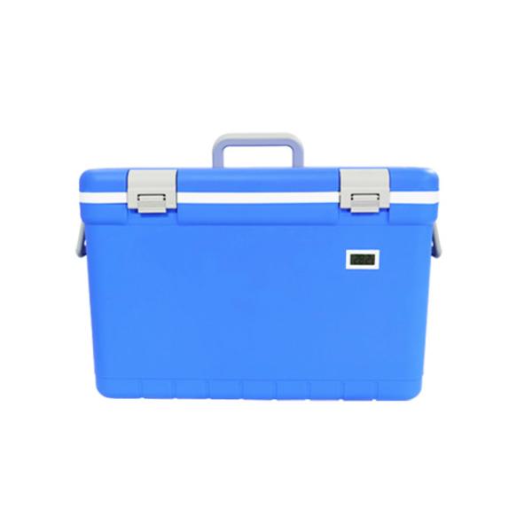 30L Camping Cooler Box With Matching Ice Packs, 24 Hours Superior Insulation Ice Cooler Chest, Stackable Space-saving Structure, Customizable Appearanc