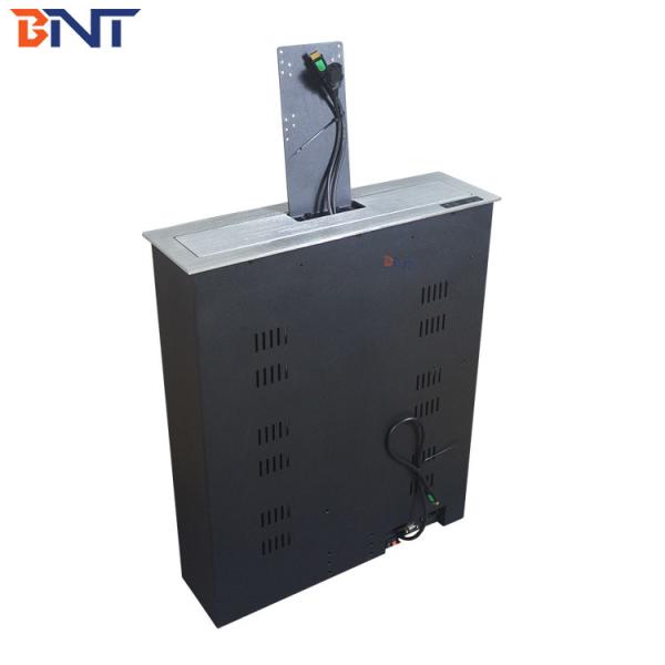 22 Inch Aluminum Alloy Brushed Panel LCD Motorized Lift With RS232 Central Control Sliver