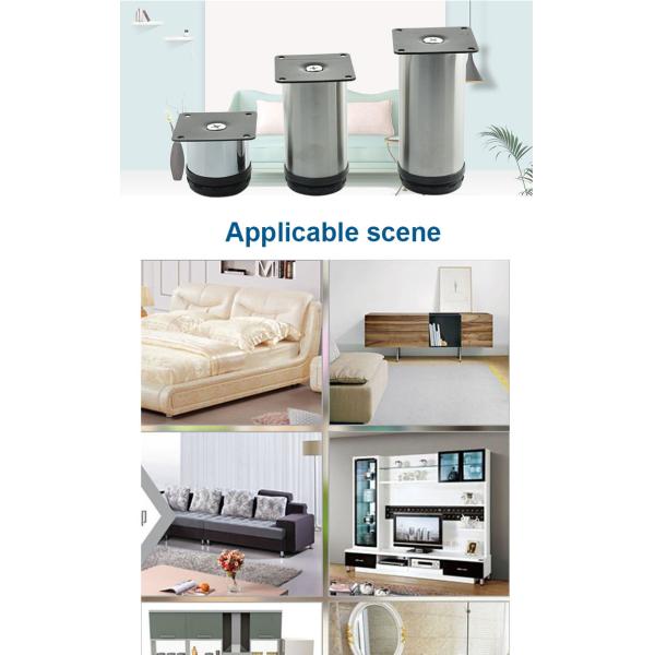 Серебряные ноги шкафа металла запасных частей 15cm оборудования мебели декоративные