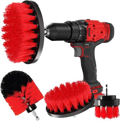 grupo de Kit Pack Power Scrubber Cleaning do acessório do grupo de escova da broca 3pcs
