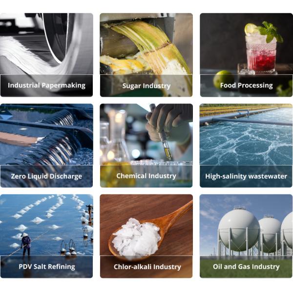 Система кристаллизации с однокорпусным выпарным аппаратом MVR для гидроксида лития 4 т/ч