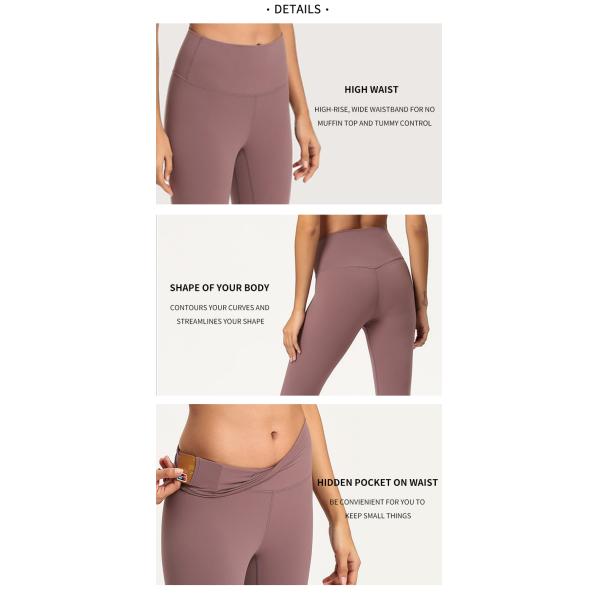 Lulu Align solid color 80%nylon fitness gym leggings with pockets