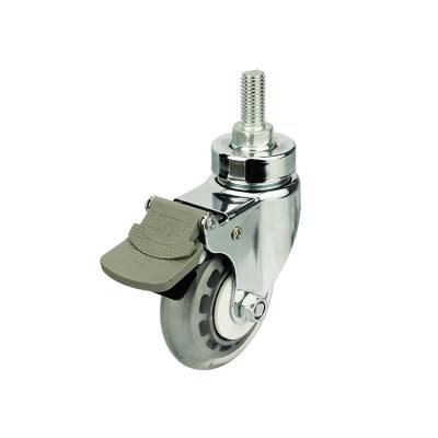 Plate Medical Casters with Loaded Capacity of 275lbs and Nylon Bracket Material