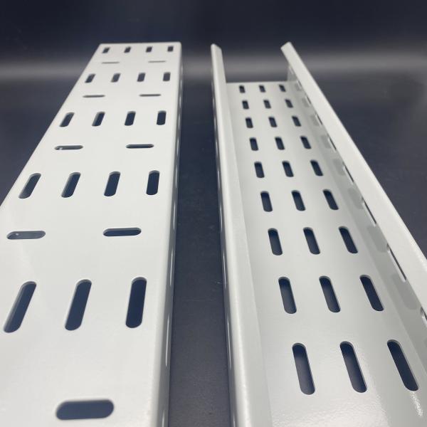 300mm 450mm Custom Powder Coated Perforated Cable Tray