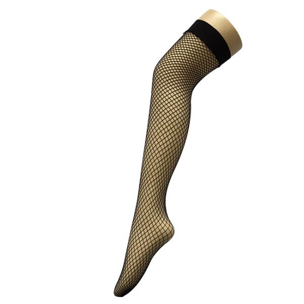 Rhinestone Large Hole Fishnet Stockings thigh high night Club Womens Mesh Tights