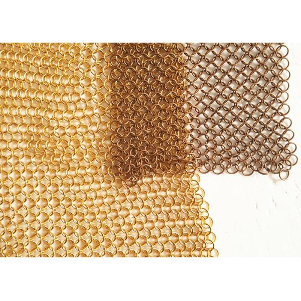 Внутренняя внешняя сетка кольца металла украшения с латунным проводом для занавеса окна