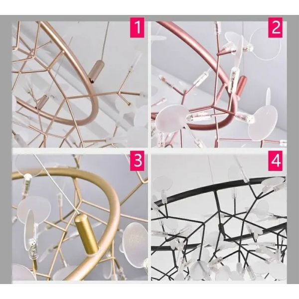 Heracleum chandelier Firefly LED lamp  Heracleum III Pendant（WH-AP-613）