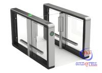 Plein tourniquet Wing Barrier d'aileron de taille de porte d'empreinte digitale d'oscillation de porte en verre de barrière
