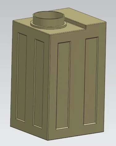 High Hardness 16 Gallons Chemical Dosing Tank Steel