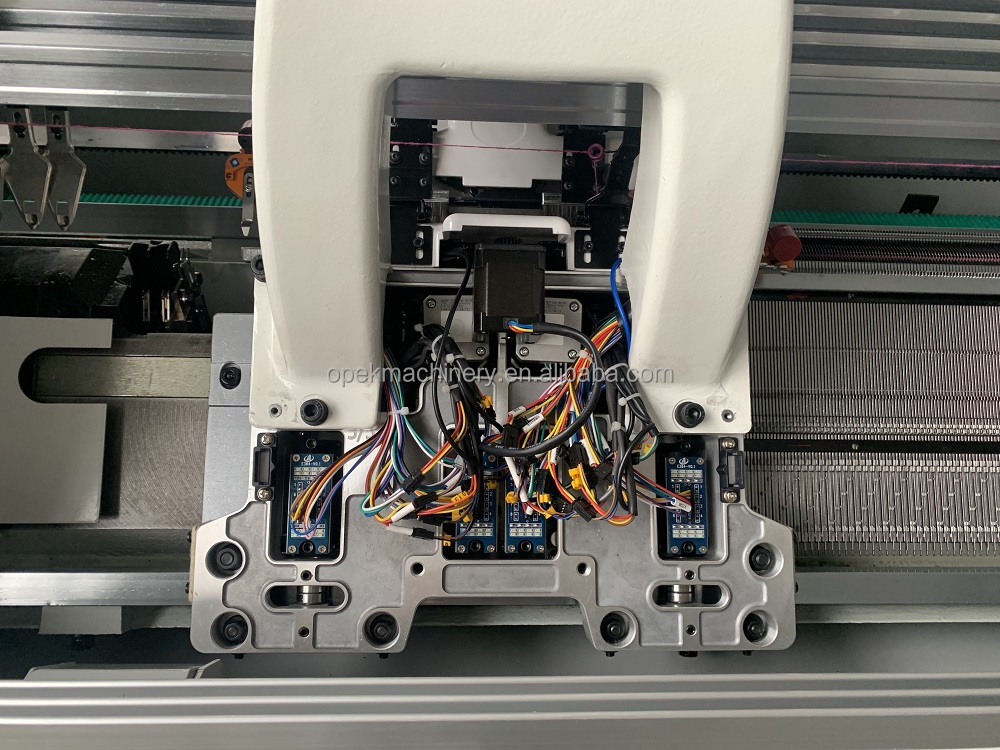 16GG Fully Jacquard Flat Knitting Machine Double System 52inch for High Production