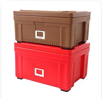 60L Insulated Food Transport Containers , Hot Cold Food Transport Boxes