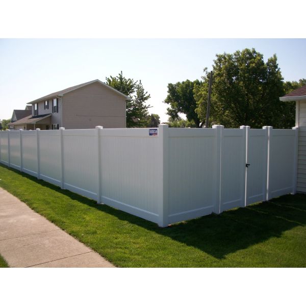 Virgin Material PVC Privacy Fence White Vinyl Outdoor Backyard Garden Fence