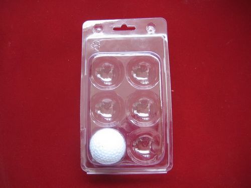 12 packs golf ball blister packaging tray clear transparent folded packaging