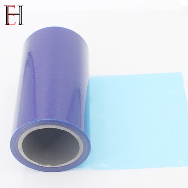 Temporary Protection Anti UV Blue Color PE Protective Film For Window Glass Surface Custom Moisture Proof