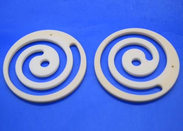 Precision Thermal Insulation Alumina Ceramic Gasket with Coil Heat Resistant