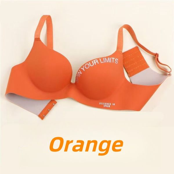 Seamless Small Breasts Bra for Women Gathered One-piece Wire-free Side Breasts Anti-sagging Lifting and Adjustable Bra