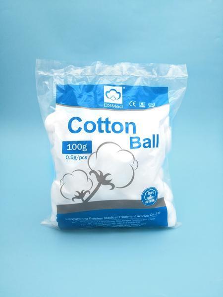 Soft Touch and Compressed Hydrophilic Customized Cotton Balls