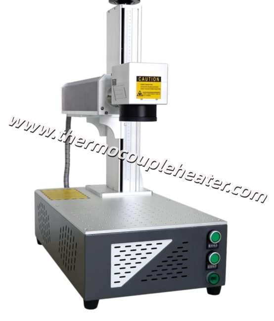 High Precision 20W Fiber Laser Marking Machine, Desktop Type for Metal