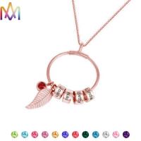 SS304 personalizó el collar de Birthstone