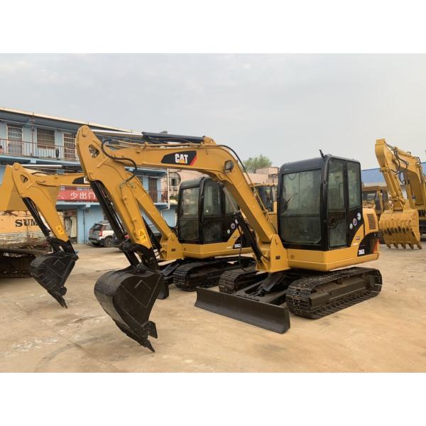 Used CAT 6T Excavators With 600mm Track Width And Hydraulic System Swinging