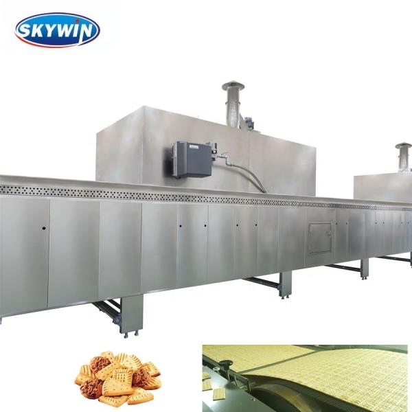 equipamento da padaria do alimento de 200-1500kg/H 400mm/forno de túnel elétrico
