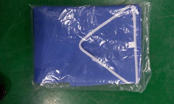 Surgical Disposable Scrub Suits Hospital Medical With Short Cuff Uniform with packing