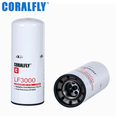 Comprimento 296mm Fleetguard SE filtro de óleo 3000 149psi