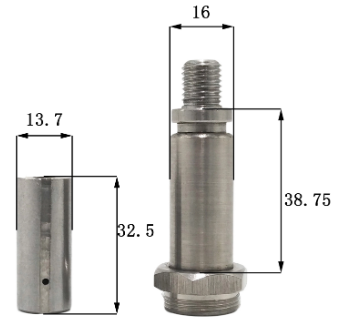 M20 собрание трубки плунжера Armature клапана соленоида уплотнения потока PTFE