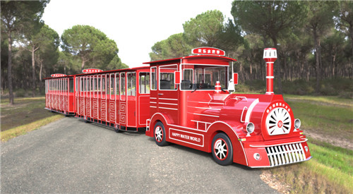 Поезд дизельной силы туристский Trackless с 42 местами, Multi поездами торгового центра цвета