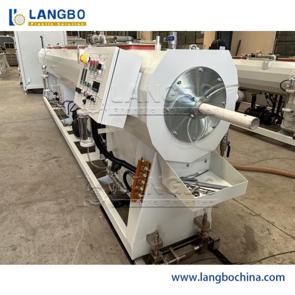 90-250mm PVC Pipe Extrusion Machine with Twin Screw Extruder for Full-Automatically Pipe Production