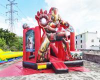 Casa de salto de Iron Man dos castelos Bouncy comerciais infláveis