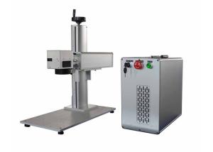 Máquina de gravura do laser da fibra refrigerar de ar para etiquetas de cão pl