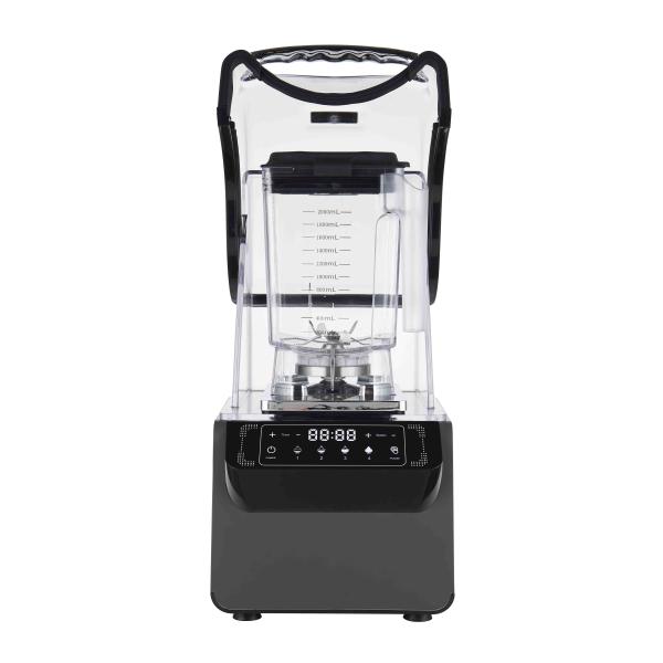 Aplicaciones de cocina profesionales de 1800W mezcladora de batidos con cubierta de sonido para ventas al por mayor