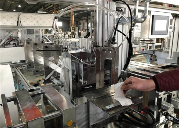 Alcohol Prep Pads Wet Wipes Packing Machine , Wet Tissue Packing Machine