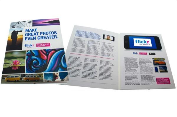 7 Inch TFT LCD Video Card Video Greeting Card Video Brochure For Promotion