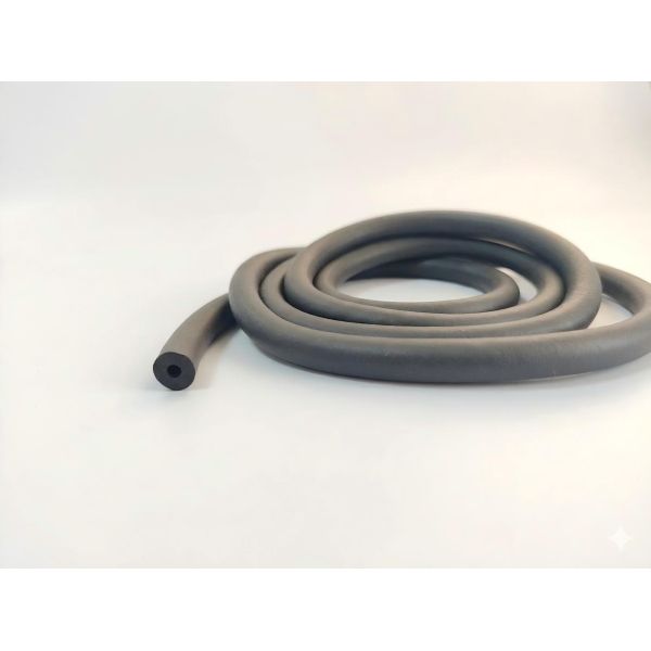 Black Flame Retardant Silicone Foam Tube with UL94 V-0 / V-1 Certification for Electrical Insulation and Sealing