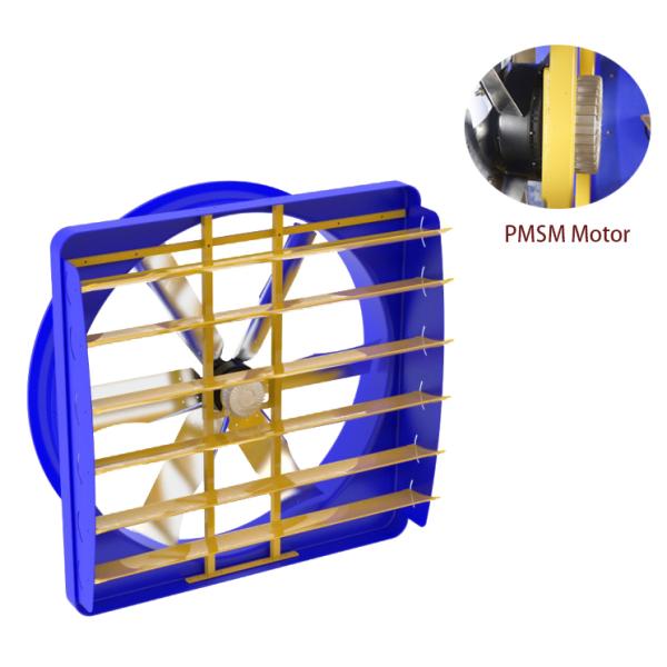 1830mm Blade Diameter Poultry Cooling Fan with Corrosion-Proof PE Housing and 120000m³/h Air Volume