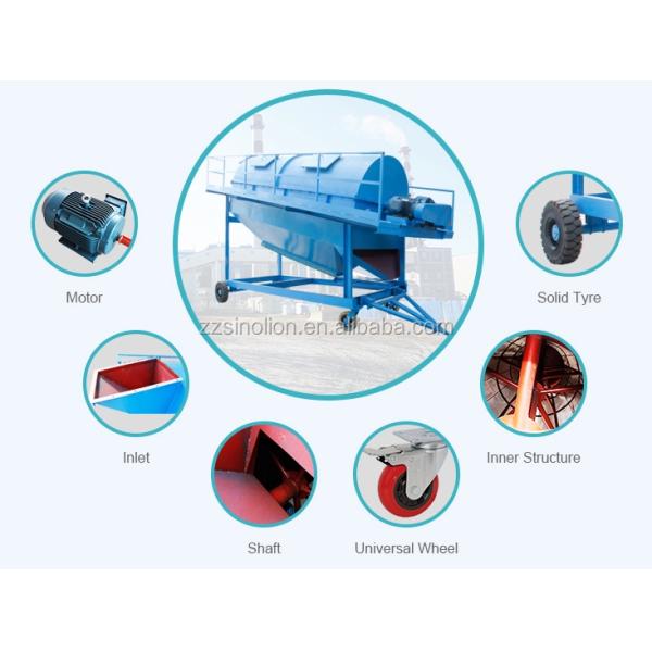 6.5-10T Small Soil Screener for Precise Compost and Organic Material Sieving