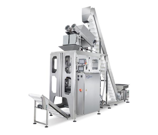 CE Energy Saving Automatic Ice Packing Machine For Cube Ice And Tube Ice 750kg