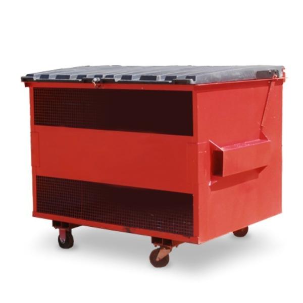 10 Yard Garbage Front Lift Bin Construction Skip Container Outdoor Metal Skip Bin Hire
