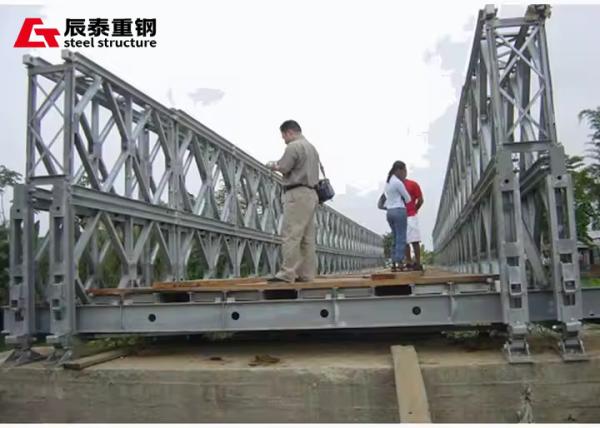 Metal Truss Bridge Construction Fast Speed Modular Steel Structure Beam
