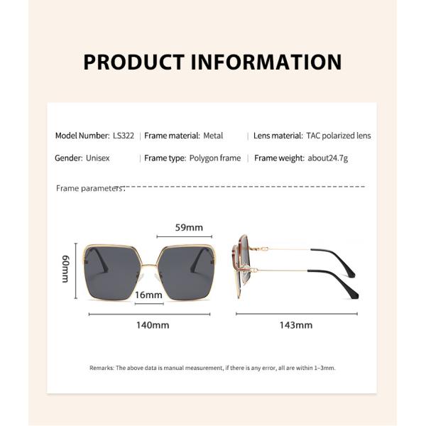 Объектив TAC солнечных очков рамки металла женщин полигональный управляя УЛЬТРАФИОЛЕТОВЫЙ преграждая