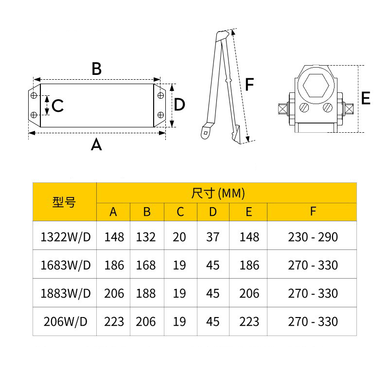 Fire Rated Modern Heavy Duty Silver Door Closer Adjustable Speed Aluminum Alloy a Grade Fireproof Door 90-150kg 180 Opening